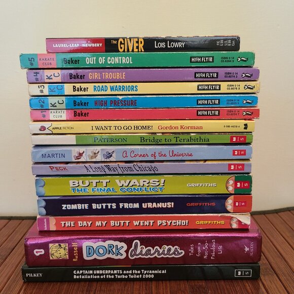 Fifteen Fun Middleschool Books - Picture 1 of 4